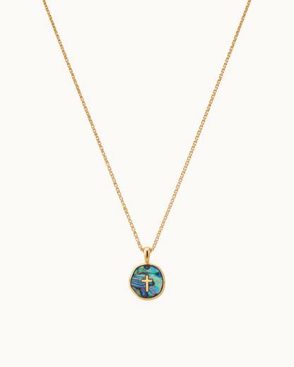 Colar Aurora com Pingente de Cruz ou Coração