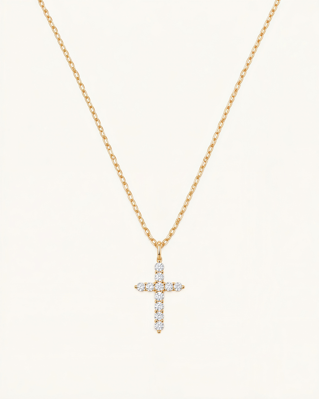 Colar Elora com Pingente de Cruz