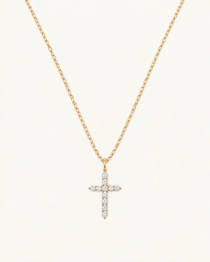 Colar Elora com Pingente de Cruz