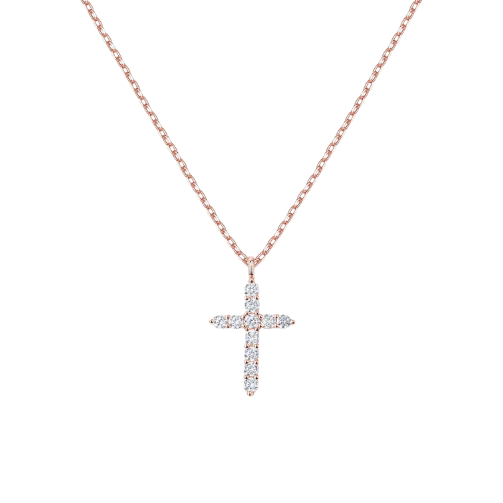 Colar Elora com Pingente de Cruz