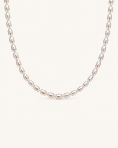 Choker de Pérolas Naturais de Água Doce