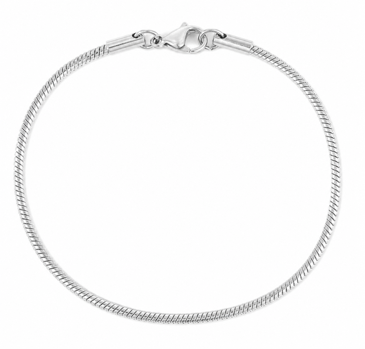 Pulseira de Corrente Arredondada Espinha de Peixe
