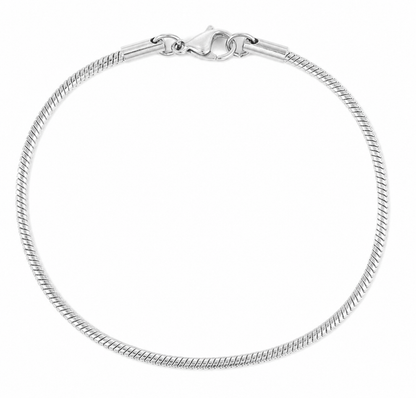 Pulseira de Corrente Arredondada Espinha de Peixe