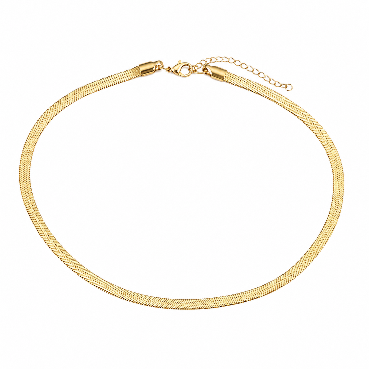 Colar Choker Espinha de Peixe
