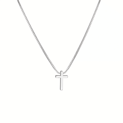 Colar Mini Cruz com Corrente Veneziana